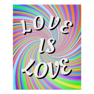 Love Is Love Pride Poster