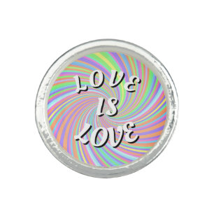 Love Is Love Pride Ring