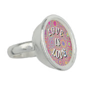 Love Is Love Pride Ring (Side)