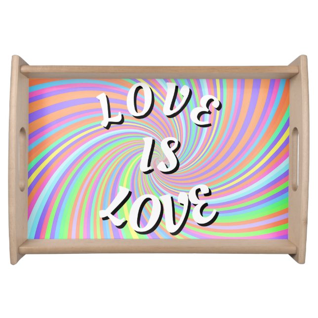 Love Is Love Pride Serving Tray (Front)