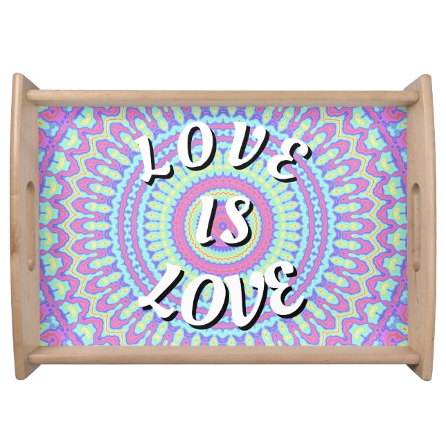 Love Is Love Pride Serving Tray (Front)