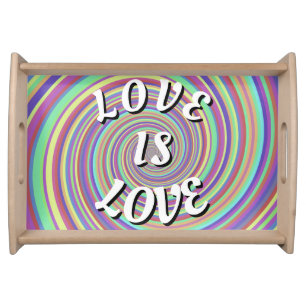 Love Is Love Pride Serving Tray