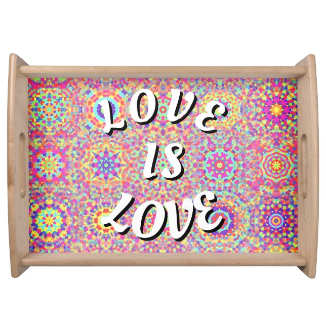 Love Is Love Pride Serving Tray (Front)