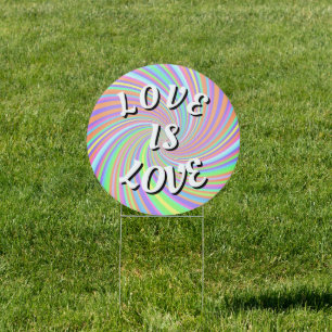 Love Is Love Pride Sign