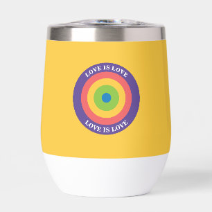 Love is Love Pride target Thermal Wine Tumbler