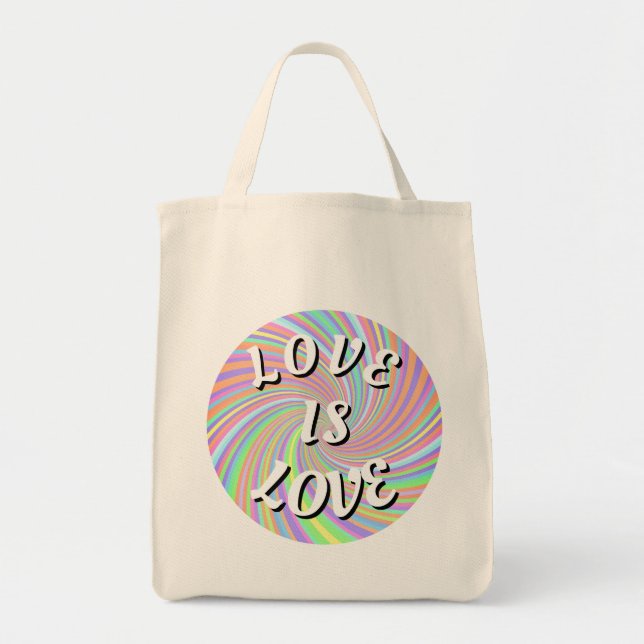 Love Is Love Pride   Tote Bag (Front)