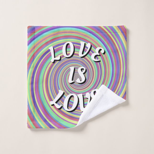 Love Is Love Pride Wash Cloth (Wash Cloth)