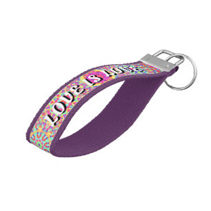 Love Is Love Pride Wrist Keychain