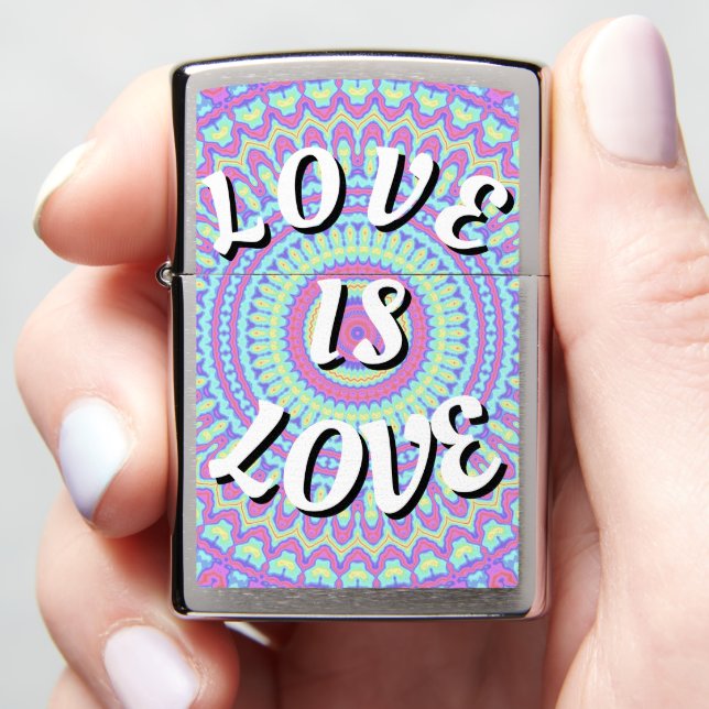 Love Is Love Pride Zippo Lighter (In Hand)