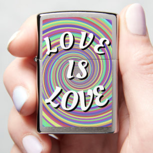 Love Is Love Pride Zippo Lighter