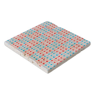 LOVE is LOVE quote in red and blue Trivet