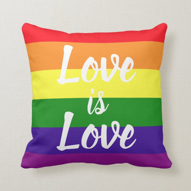16x16 Ace Pride Heartbeat Throw Pillow Multicolor