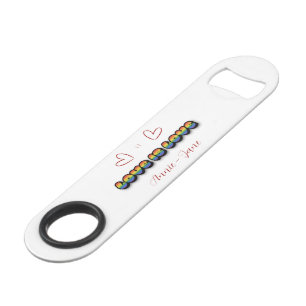 Love is Love Rainbow LGBTQ Bar Key
