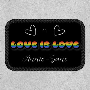Love is Love Rainbow LGBTQ Patch
