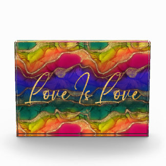 Love Is Love Rainbow Photo Block