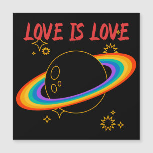 Love is love. Rainbow planet. LGBTQ+pride