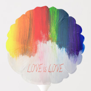 Love is Love Rainbow Pride LBGQT Balloon