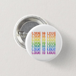 Love is Love Retro Button
