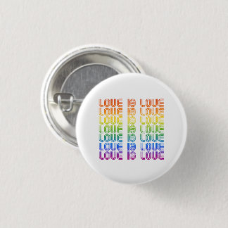 Love is Love Retro Button