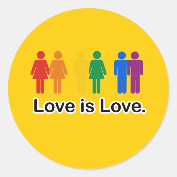 Love is Love. Round Stickers