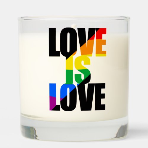 Love is Love Scented Candle
