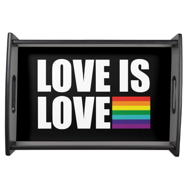 Love is Love Serving Tray (Front)