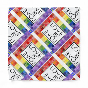 Love Is Love small Rainbow ` Bandana
