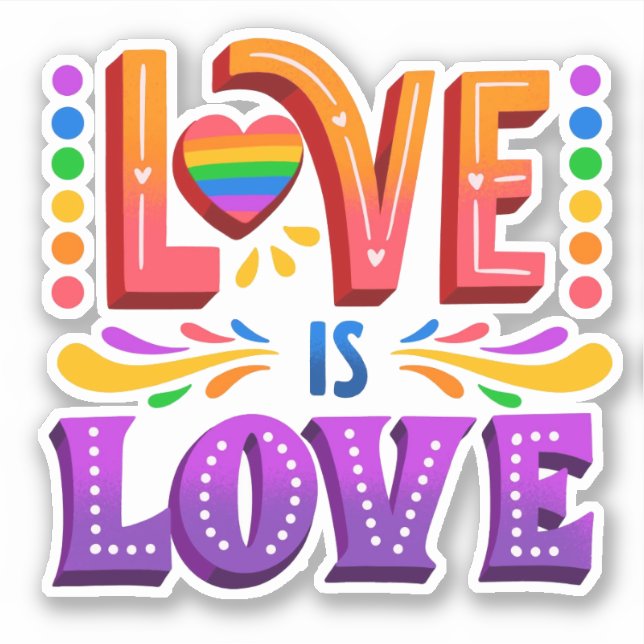 Love is Love Sticker (Front)