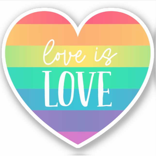 Love Is Love Sticker (Front)
