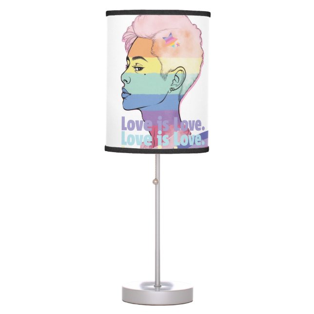 Love is Love Table Lamp (Front)