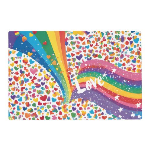 Love is Love  Table Placemats