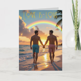 Love is love thank you card