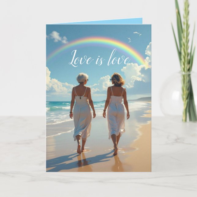 Love is love thank you card (Front)