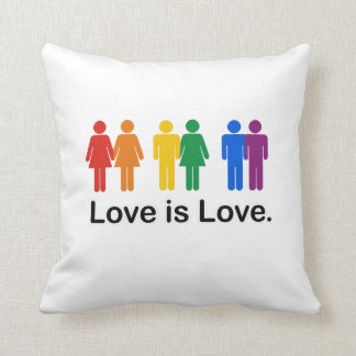 Love is Love. Throw Pillow