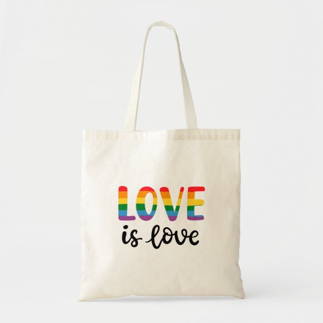 Love Is Love Tote Bag (Front)