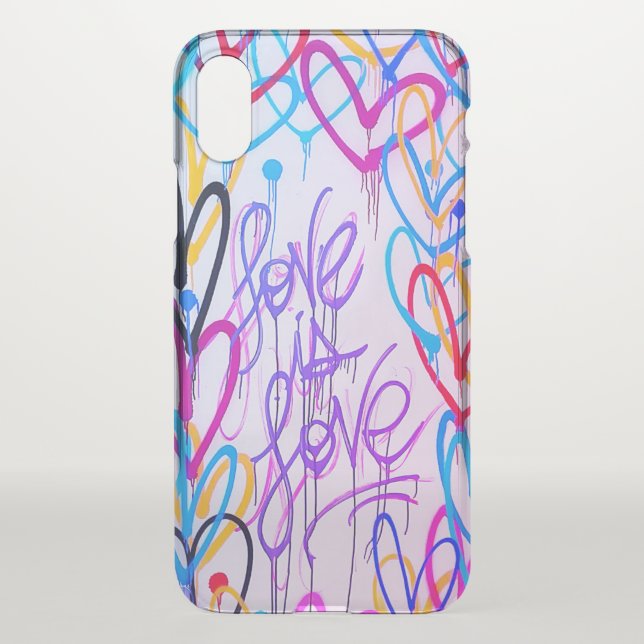 Love Is Love Uncommon iPhone X Case (Back)
