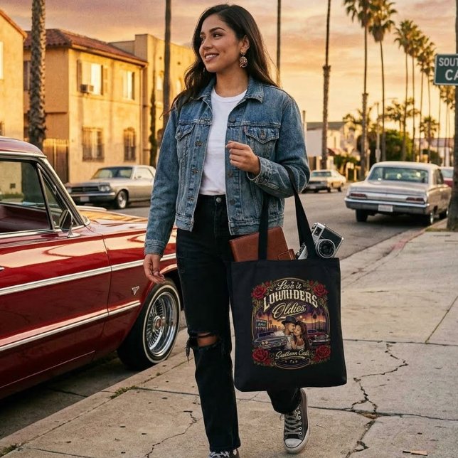 Love is Lowriders and Oldies Tote Bag (Love is Lowriders and Oldies Tote Bag)