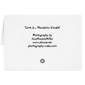 Love is... Mandarins Cards (Back Horizontal)