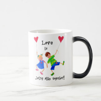 'Love is...' Morphing Mug