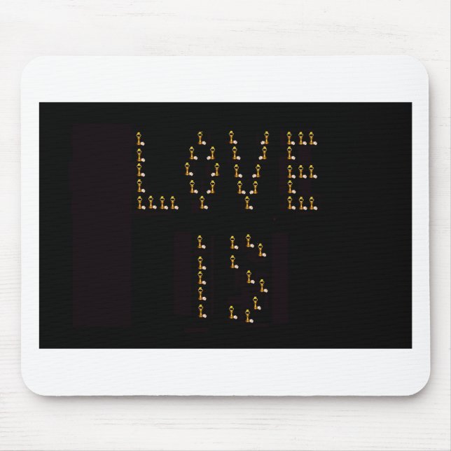 Love Is Mouse Pad (Front)