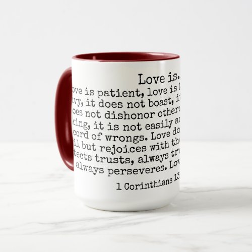 Love Is Mug