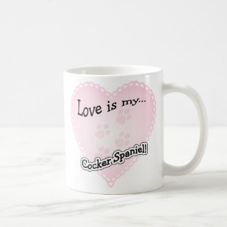 Love is my Cocker Spaniel Coffee Mug