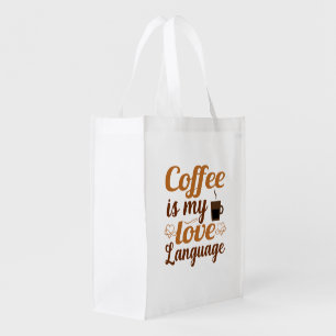 Love is my love language grocery bag