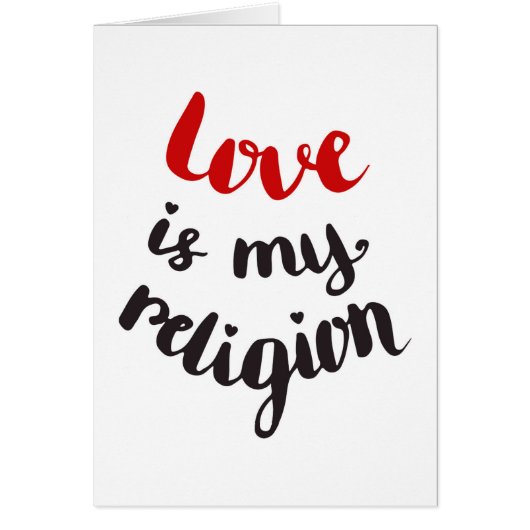 Love Is My Religion (Front)