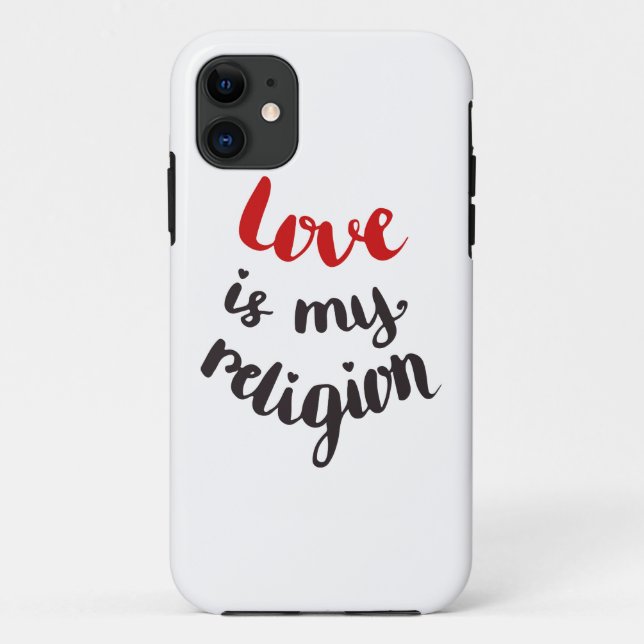 Love Is My Religion Case-Mate iPhone Case (Back)