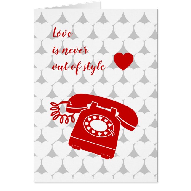 Love is never out of style cards (Front)