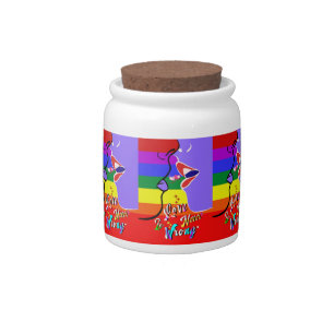 Love Is Never Wrong pride Candy Jar