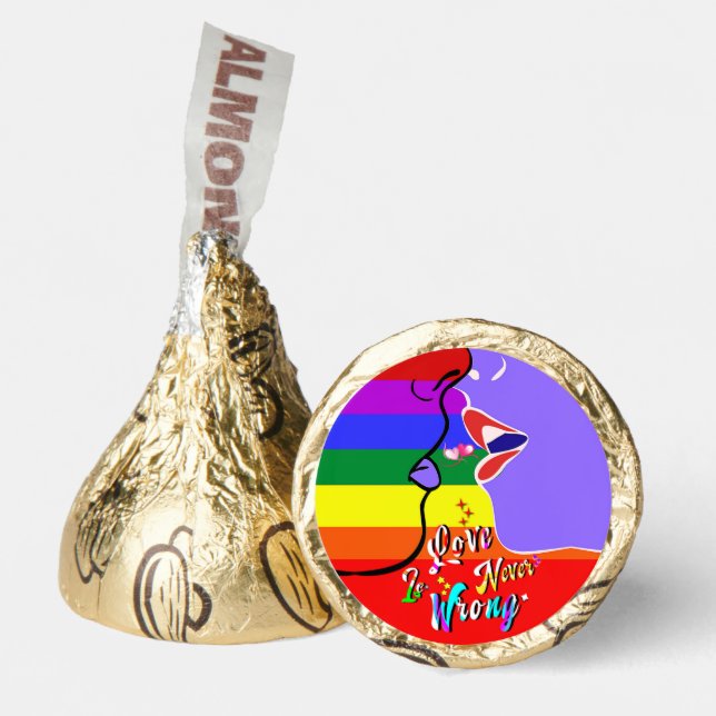 Love Is Never Wrong pride Hershey®'s Kisses® (Front)