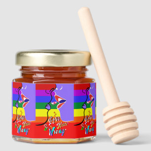 Love Is Never Wrong pride Honey Jar Favors