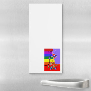 Love Is Never Wrong pride Magnetic Notepad